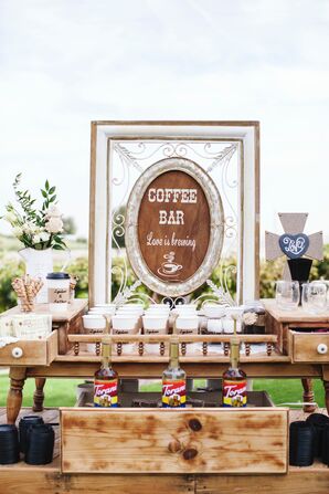 Coffee Bar, Handcrafted Signs