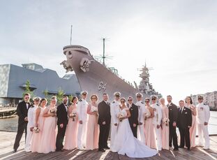 Samantha Fuhrman (27 and an engineer) and John Burns (25 and a US Navy Surface Warfare Officer) met on the go-kart racing team at Purdue University. W