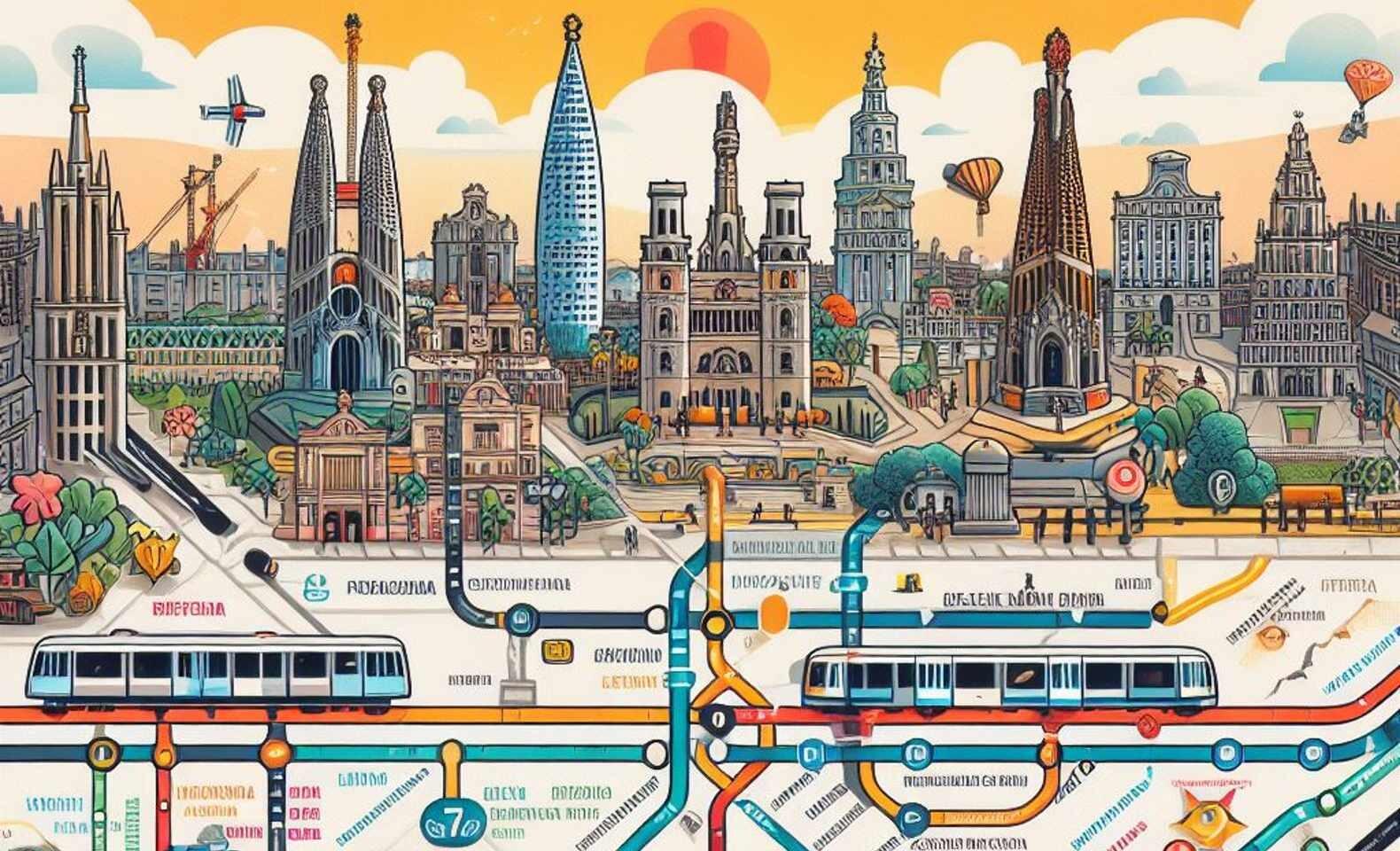 Picture of Barcelona Public Transport (Metro Subway)