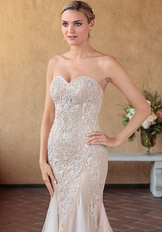 Casablanca Bridal 2321 Pixie Mermaid Wedding Dress - 4