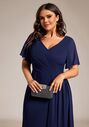 Ever-Pretty ESS0050 V-Neck and Plunge Bridesmaid Dress - thumbnail - 4