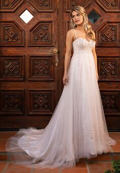 Casablanca Bridal 2381 Demi Ball Gown Wedding Dress