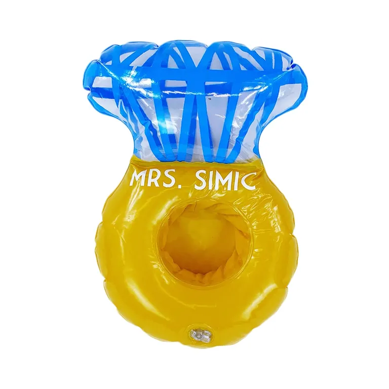 Personalized Beyonce Bachelorette Ring Drink Float