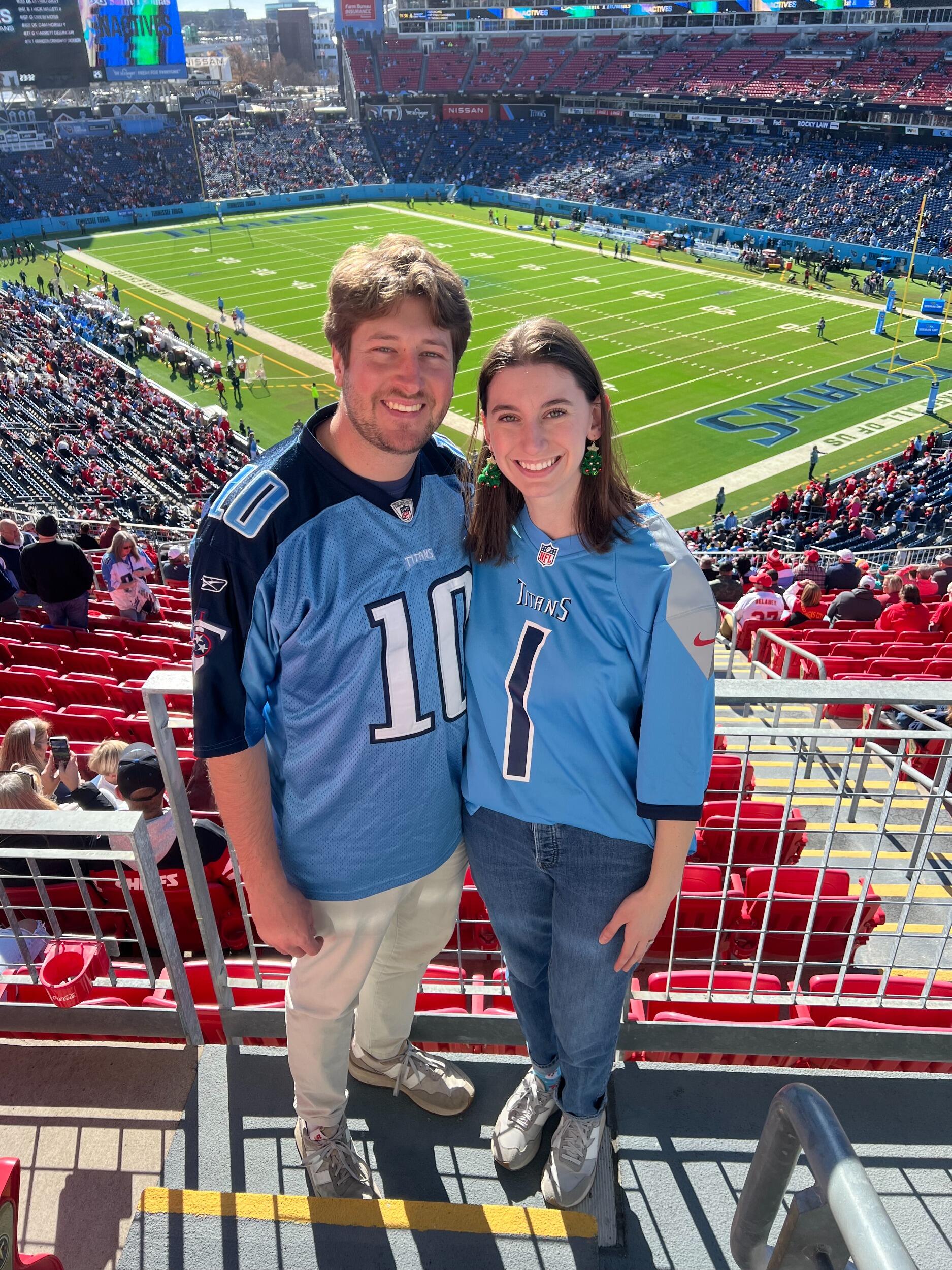 We couldn't make it to a Vols game this season, but we managed to see the Titans beat the Chiefs! 