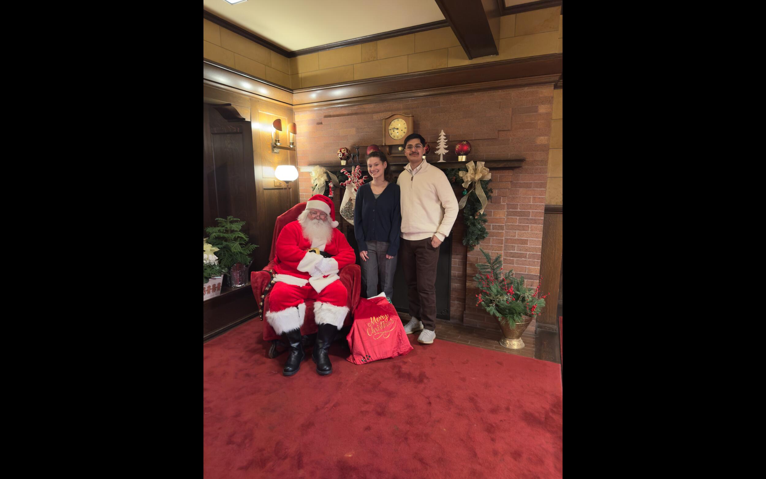 We went and saw a beautiful, historic house decorated for Christmas.