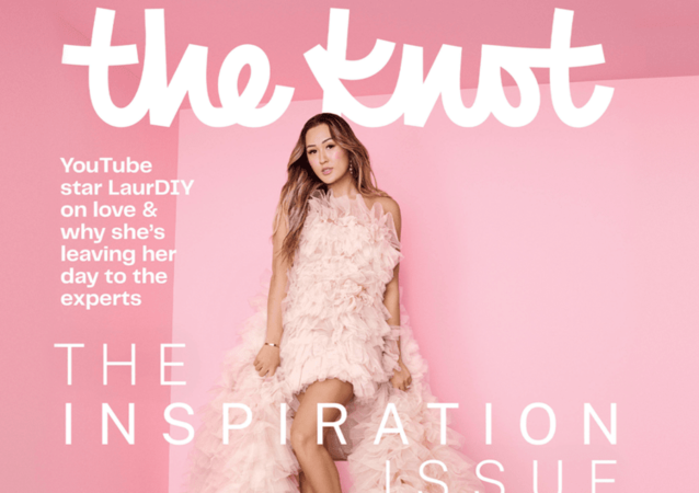 the knot magazine summer 2023 issue laurDIY cover