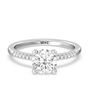 With Clarity Classic Princess, Asscher, Cushion, Emerald, Marquise, Pear, Radiant, Round, Oval Cut Engagement Ring - thumbnail - 1