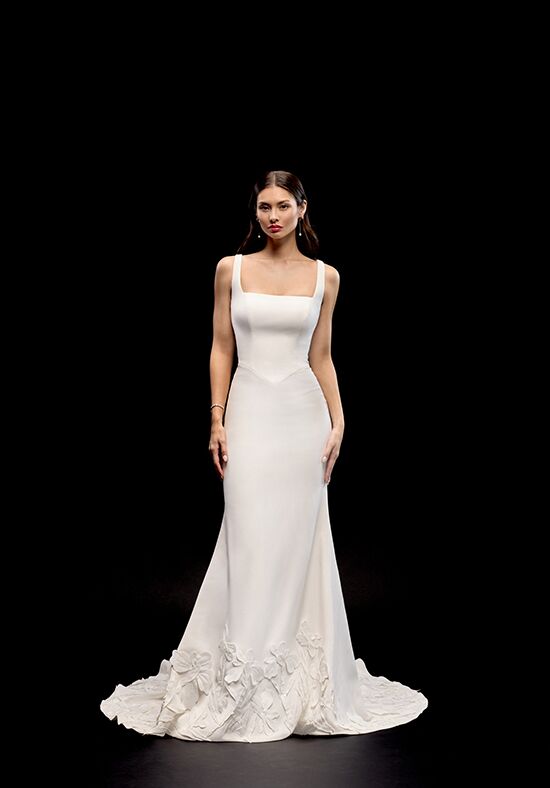 Justin Alexander Signature Mona Fit-and-Flare Wedding Dress - 1