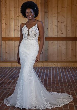 Essense of Australia D3477 Fit-and-Flare Wedding Dress