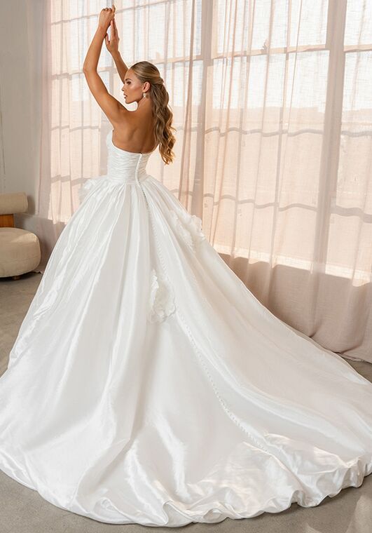 KITTY CHEN INDIGO, H2642 Ball Gown Wedding Dress - 4