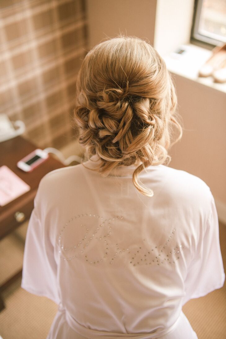 Getting Ready with Bridal Updo