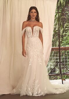Lillian West 66274 Mermaid and Trumpet Wedding Dress