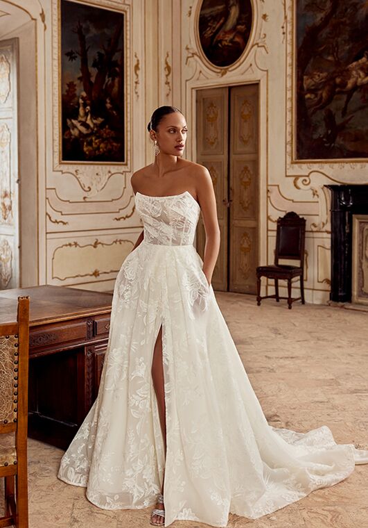 Justin Alexander Kerryann A-Line Wedding Dress - 6