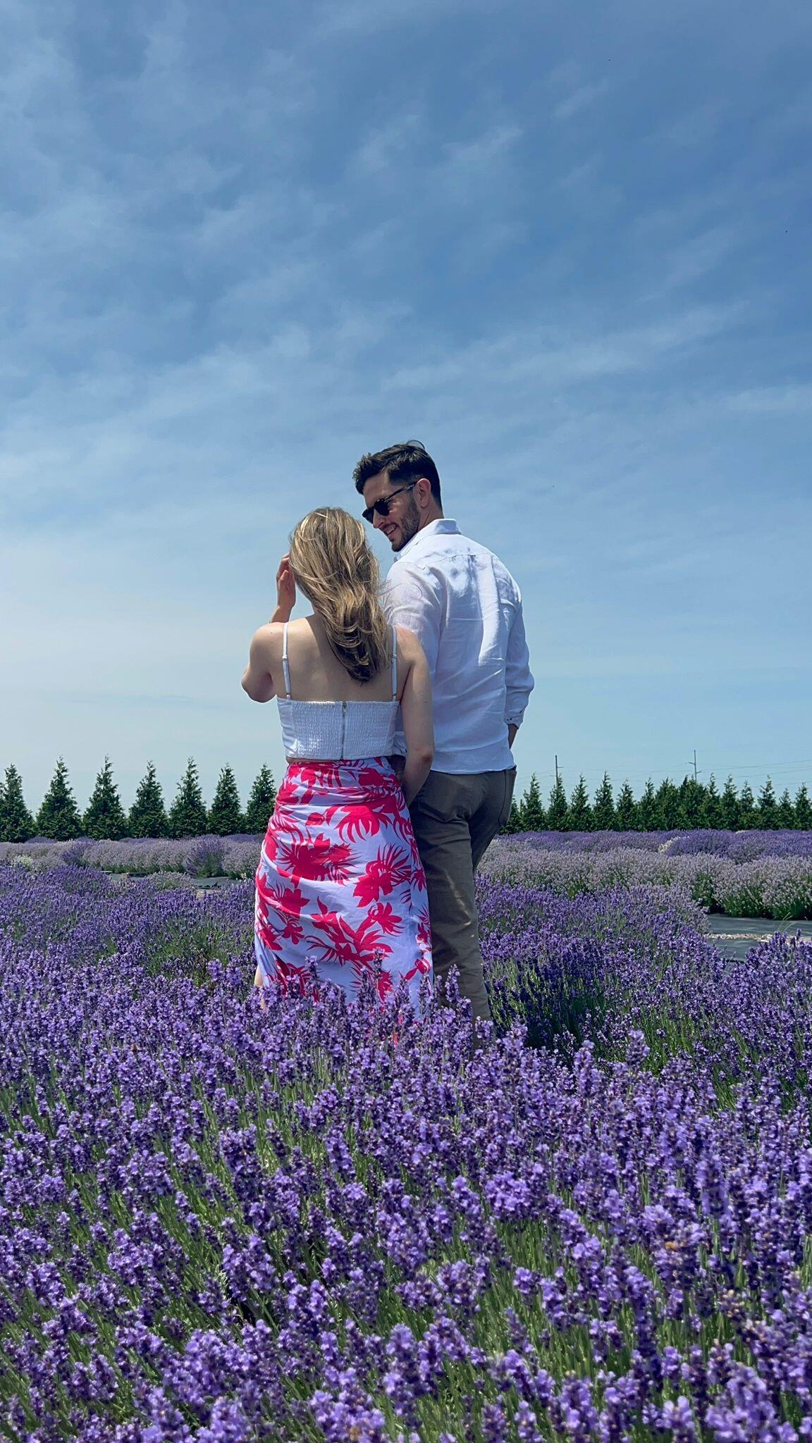 Floating through the lavender fields!