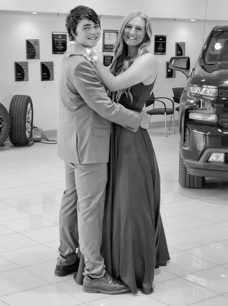 Kyler's junior prom during Covid
