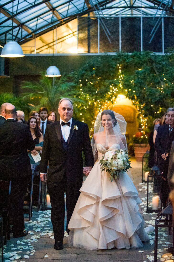 Katina's words of wisdom for future brides: “Walk slow down the aisle."