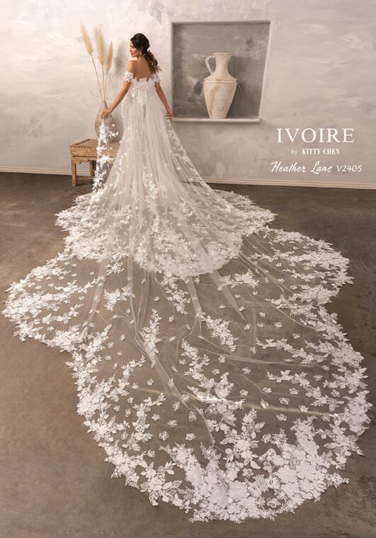 IVOIRE by KITTY CHEN HEATHER LANE, V2405 Fit-and-Flare Wedding Dress - 5