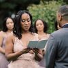 A Romantic Garden Party Wedding With Blush Accents at Texas Discovery Gardens in Dallas, Texas