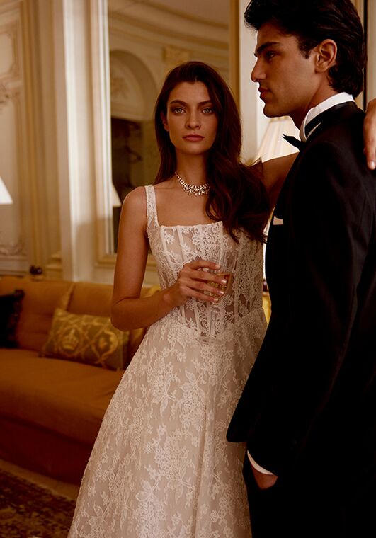 Justin Alexander Joelle A-Line Wedding Dress - 3