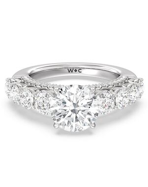 With Clarity Cushion, Round, Oval Cut Engagement Ring