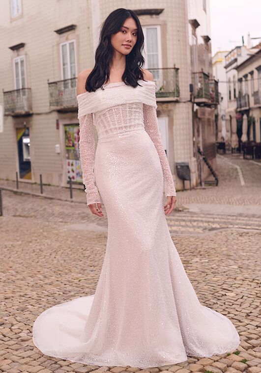 Maggie Sottero DREW Fit-and-Flare Wedding Dress - 4