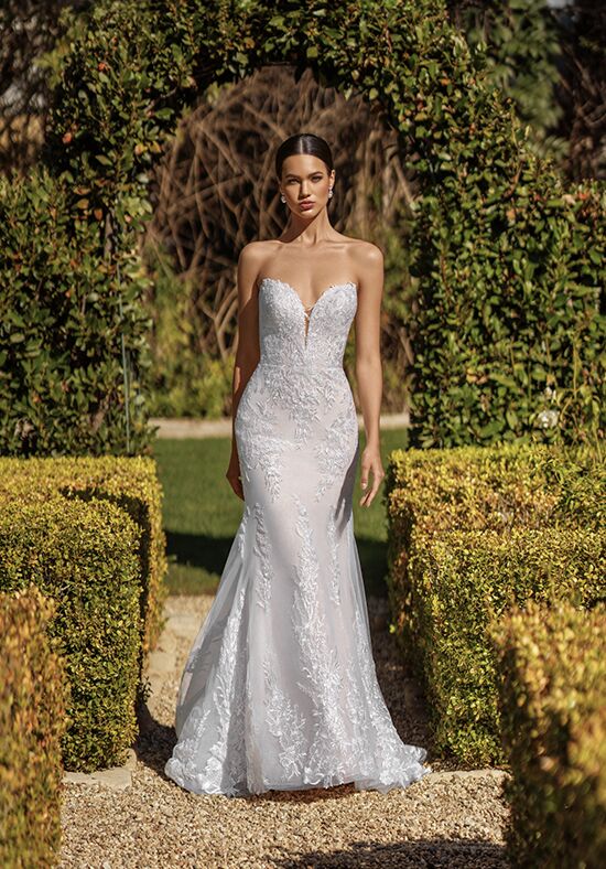 Moonlight Collection J6936 Mermaid and Trumpet Wedding Dress - 1
