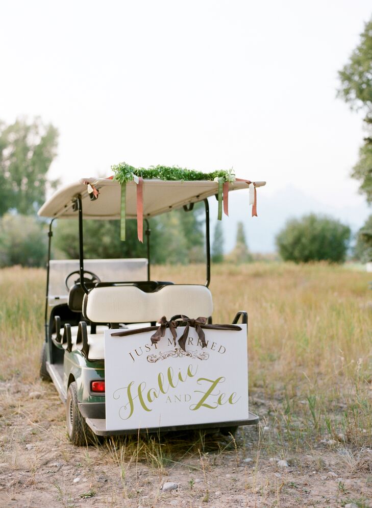 Wedding Go-Cart Exit
