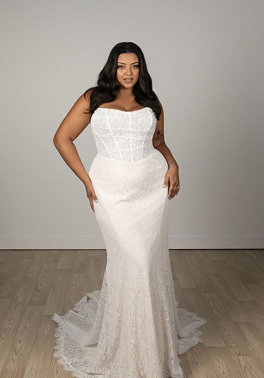 Stella York SY8086 Fit-and-Flare Wedding Dress - 5