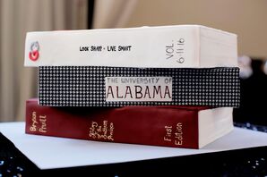 Textbook-Inspired Groom's Cake