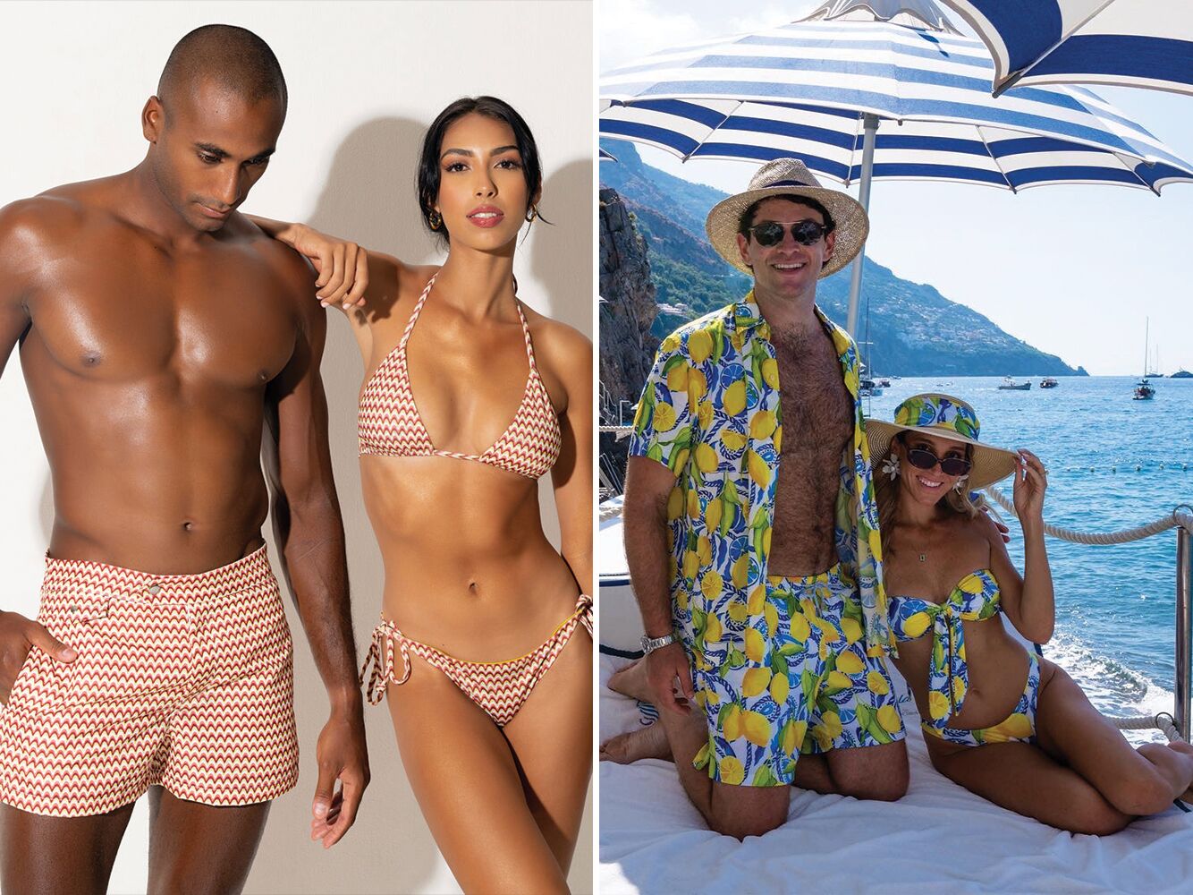 10 Matching Swimsuits for Couples That Pass the Vibe Check