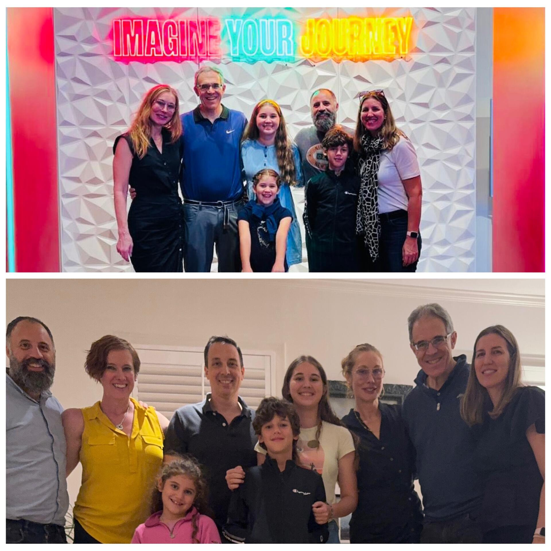 Larry meets Heather's sister/bro in law: Dara & Darryl, and Heather's cousin Elizabeth Sabet & her family when they visit Dallas!