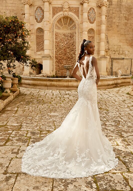 Sincerity Bridal 44491 Mermaid and Trumpet Wedding Dress - 4