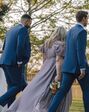 BLACKTIE SAVOY Blue Wedding Suit Blue Tuxedo - thumbnail - 5