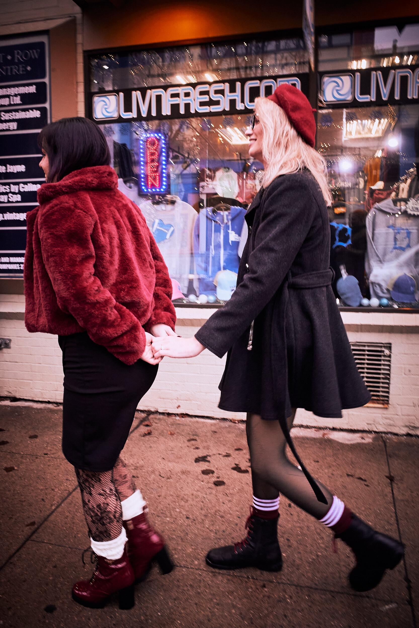 After the movie, they wandered the streets of Traverse City, before exchanging numbers (and texting through the night)