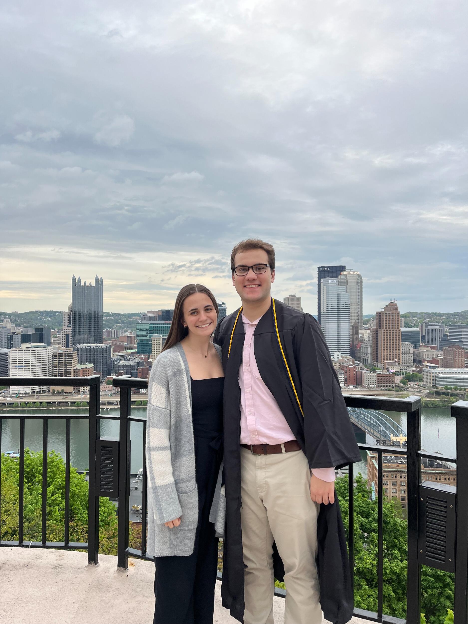 Celebrating Jake's graduation