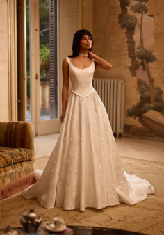Val Stefani Aura A-Line Wedding Dress