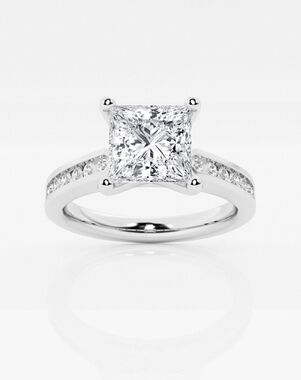 Grown Brilliance Princess Cut Engagement Ring