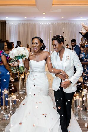 Brides During Recessional