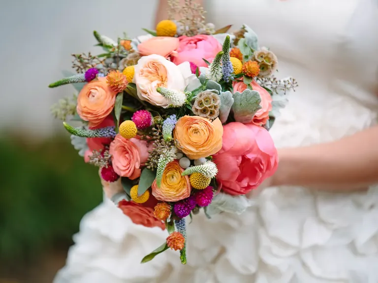 Colorful Ranunculus Bouquet