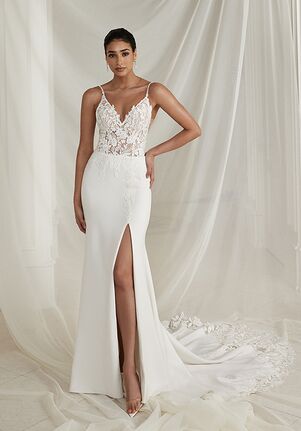 Justin Alexander Everley Fit-and-Flare Wedding Dress