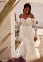 Lillian West 66383 Fit-and-Flare Wedding Dress - thumbnail - 4
