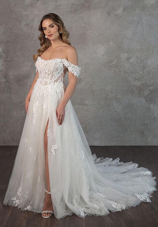 Essense of Australia D4360 A-Line Wedding Dress - 6