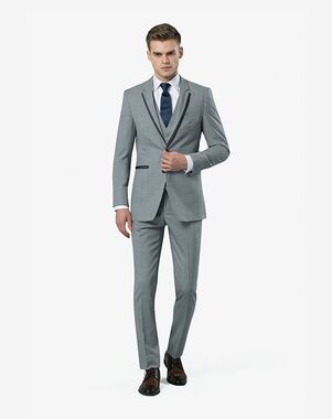 Menguin Light Gray Tuxedo Gray Tuxedo