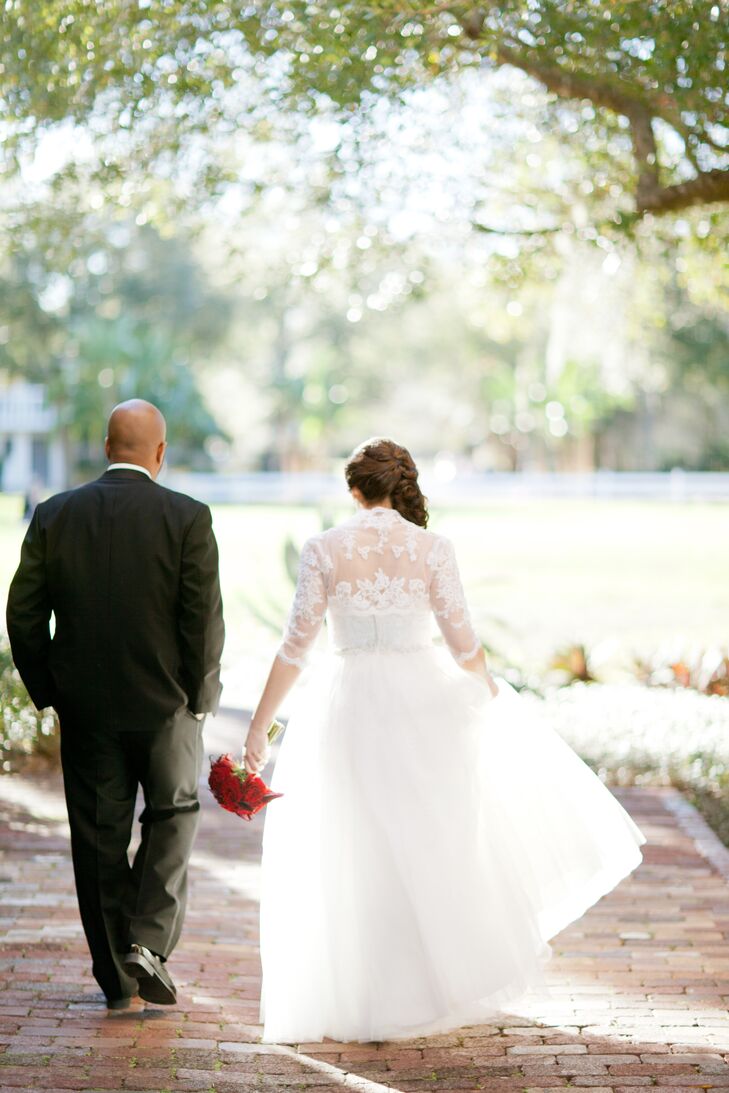 Winter Park, Florida White Lace Bolero