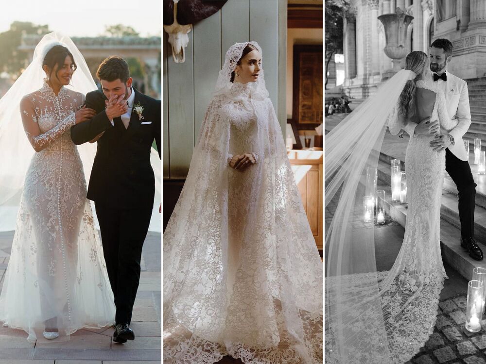 Best Celebrity Wedding Dresses - Celeb Bridal Style