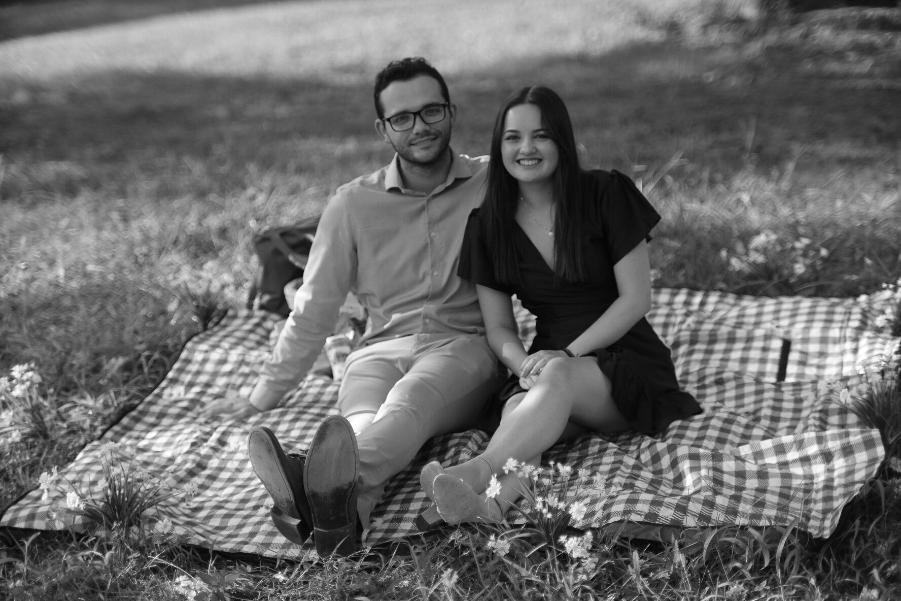 Ethan had told Megan of a recurring dream of them going on a picnic together in a field of daisies, so Megan orchestrated a real version of it!