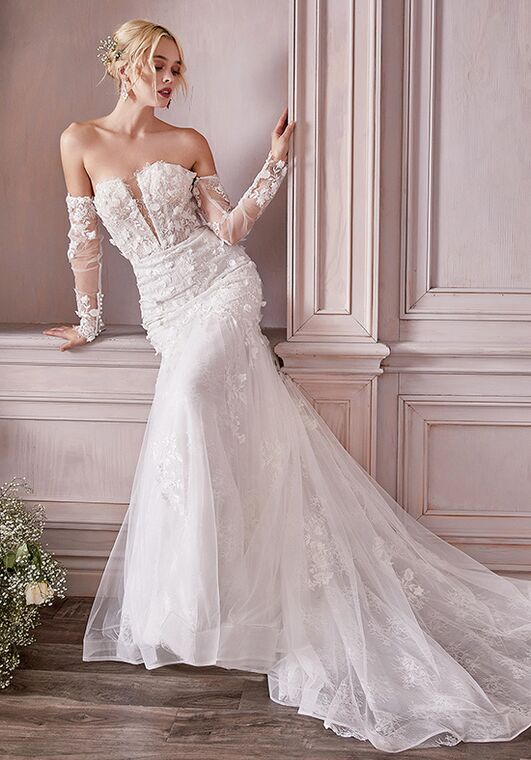 Ladivine CD977W Mermaid and Trumpet Wedding Dress - 5