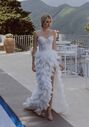 Amalfi Passion collection by Ricca Sposa Monica 24-029 Sheath Wedding Dress - thumbnail - 1