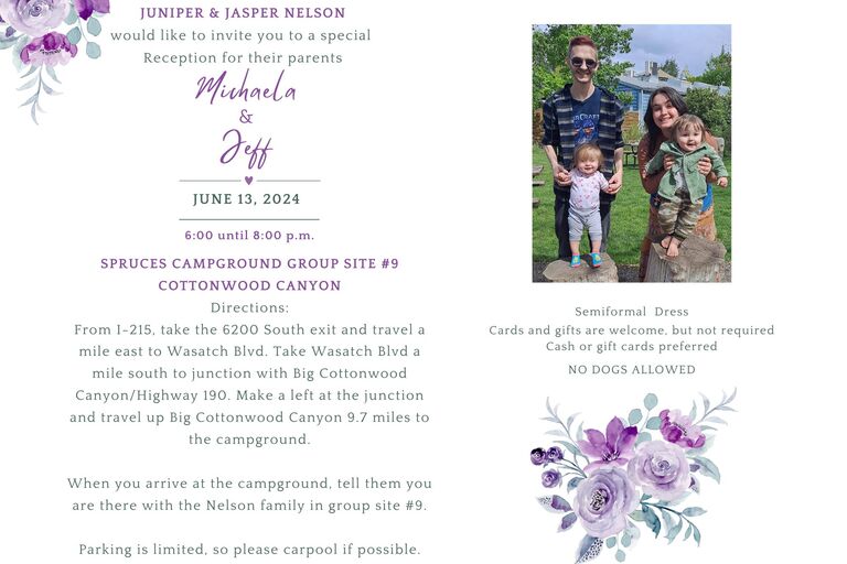 Michaela & Jeff Home Page Banner