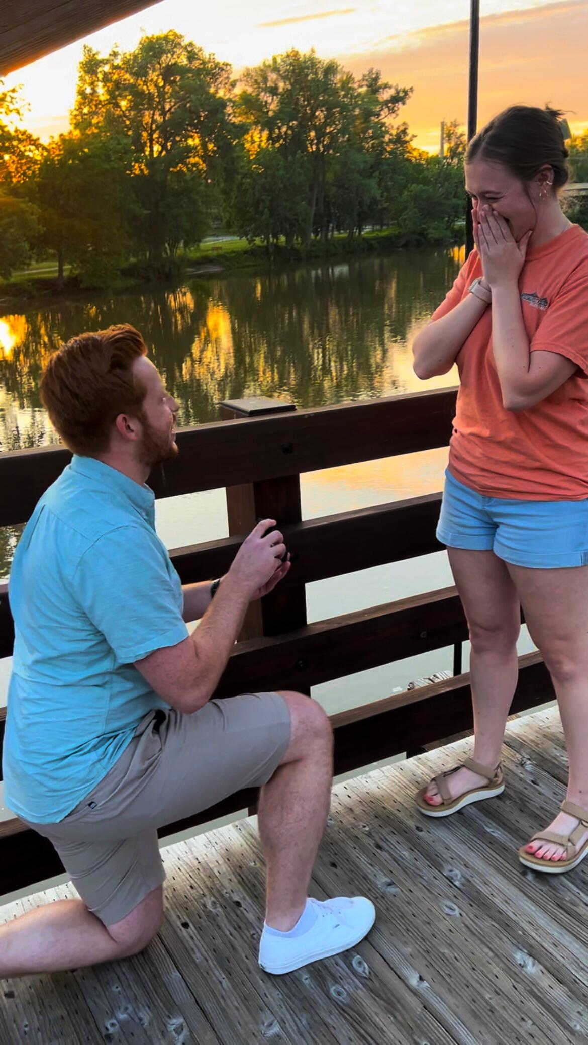 The day that we got engaged! 
